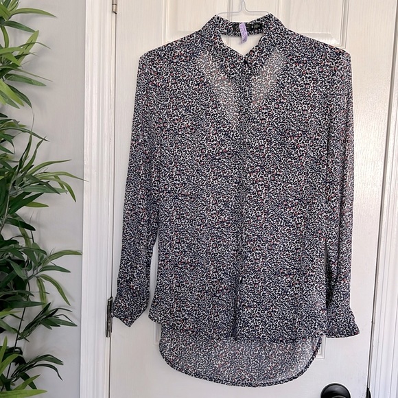 Jessica Simpson open back blouse M - Picture 1 of 12